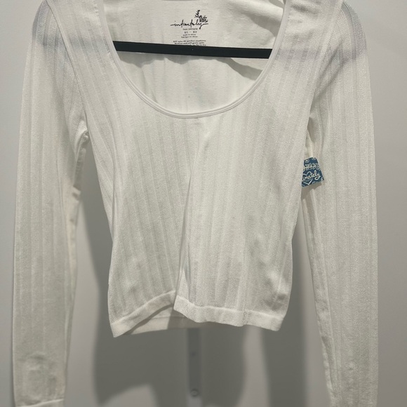 Free People Ivory Blouse - Picture 1 of 2